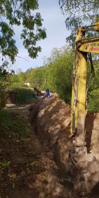 Groẞbaustelle an der Beachvolleyball-Anlage kurz vor der Fertigstellung - 20180922_095645_463017c253dd44b97318c9bce846d942