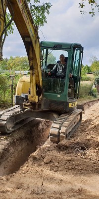Groẞbaustelle an der Beachvolleyball-Anlage kurz vor der Fertigstellung - 20180922_133030_73fbecbcfb2f437386e082331b9da36a