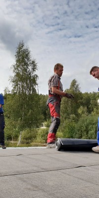 Groẞbaustelle an der Beachvolleyball-Anlage kurz vor der Fertigstellung - 20180922_145204_9933cc39333c16e531a4473f0dd9f4b5