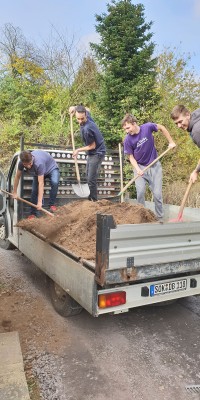 Groẞbaustelle an der Beachvolleyball-Anlage kurz vor der Fertigstellung - 20181020_121835_838415d3801fb7fbfa9b1f743067f6cf