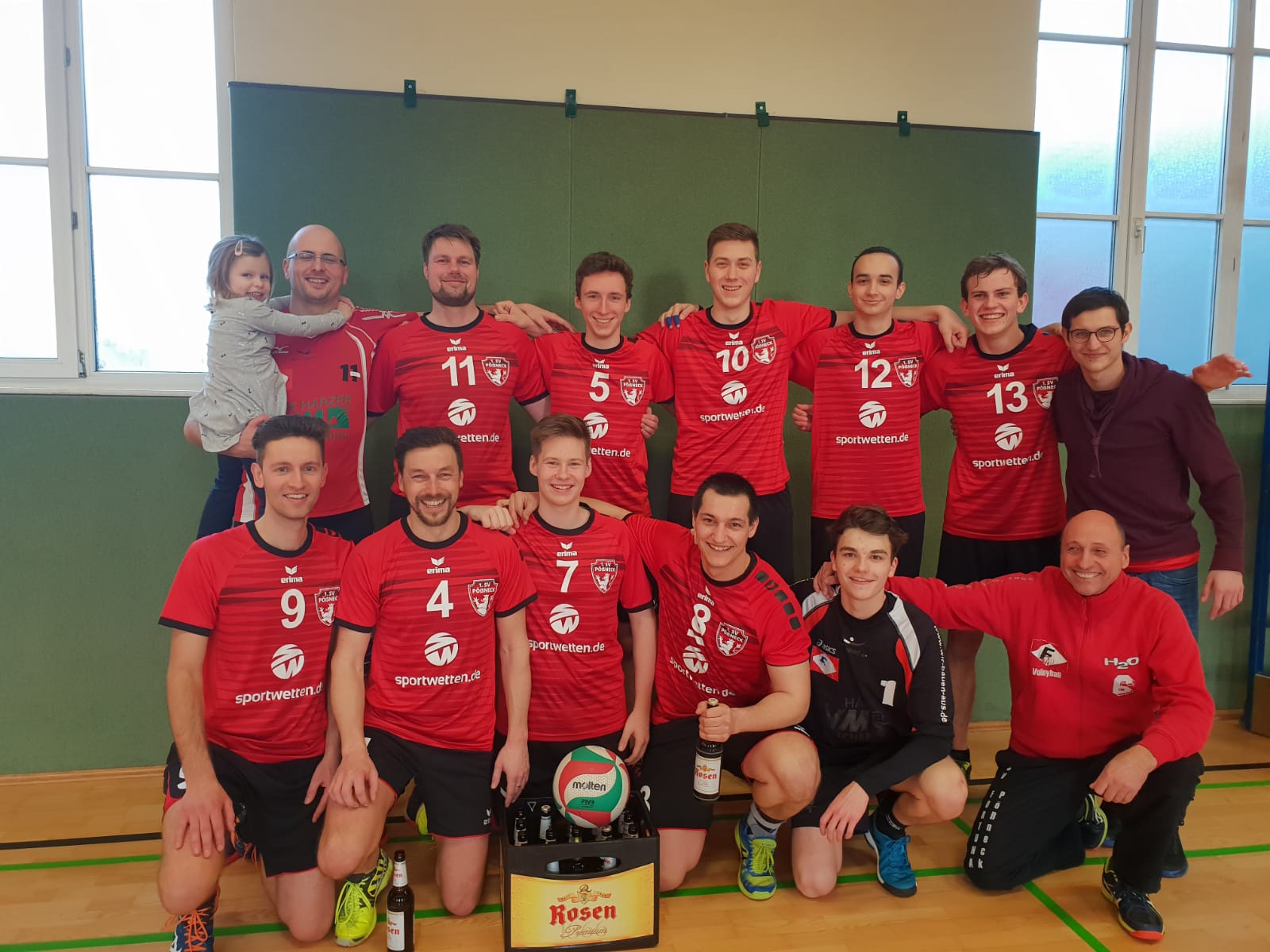 Bezirksliga Ost - Pöẞnecker Volleyballer mit zwei souveränen Siegen zum Jahresauftakt